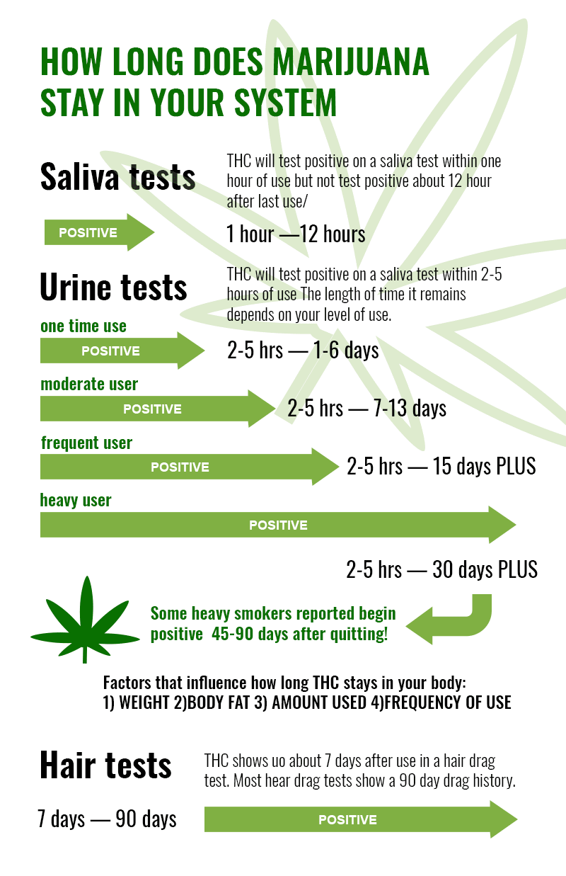 how long does weed stay in urine